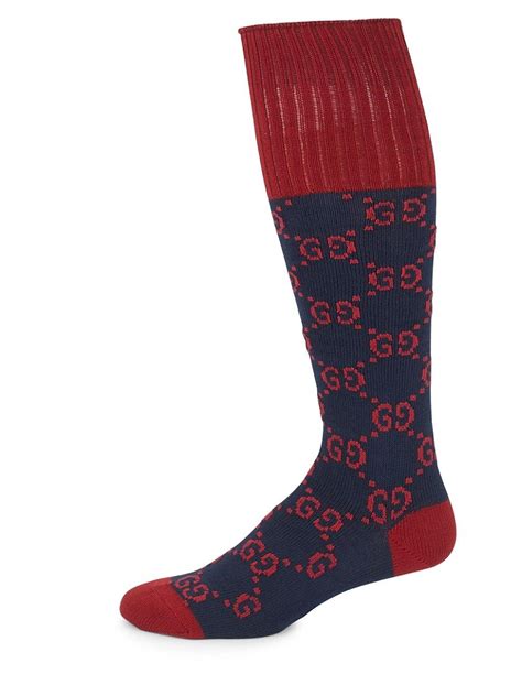 blue gucci socks
